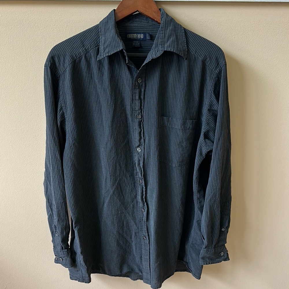 Australian brand pinstripe shirt